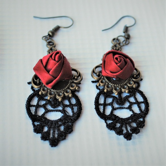 Halloween Jewelry Gothic-Rock Fashion 3 Piece Set - Picture 6 of 8